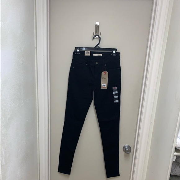 711 black mid rise skinny jeans - Picture 4 of 8